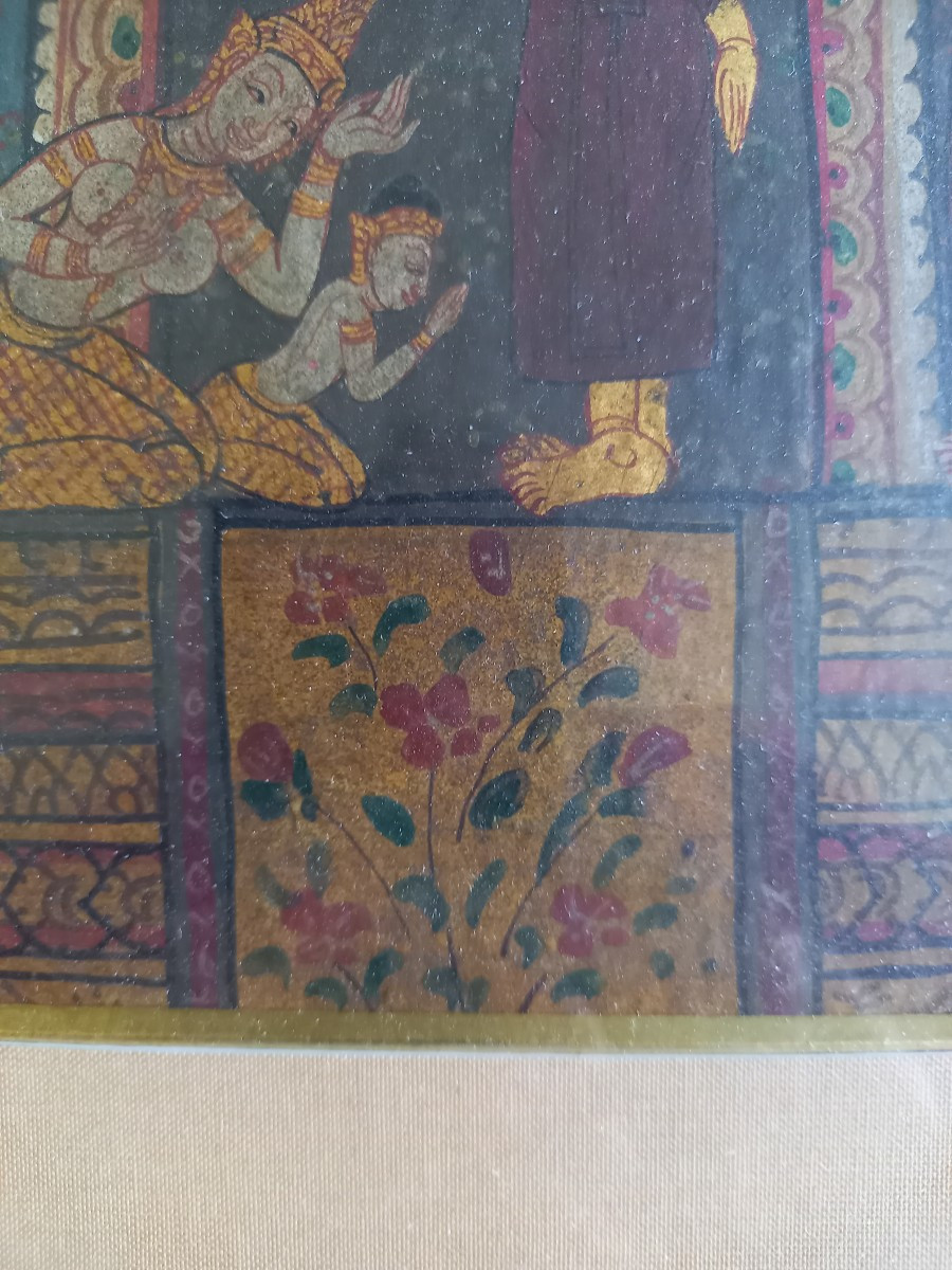 Thailand: Painting On Weaving, 19th Century -photo-1