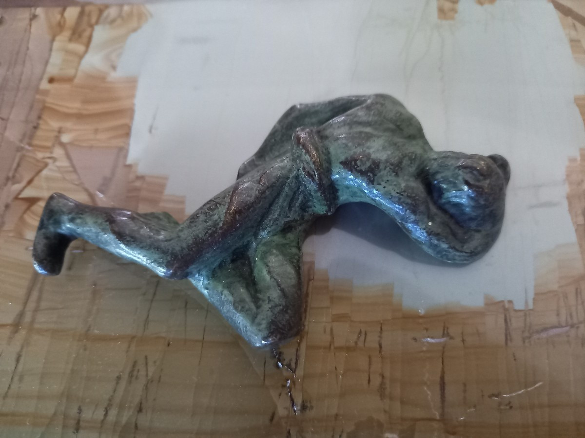 Art Deco: Bronze Paperweight -photo-3