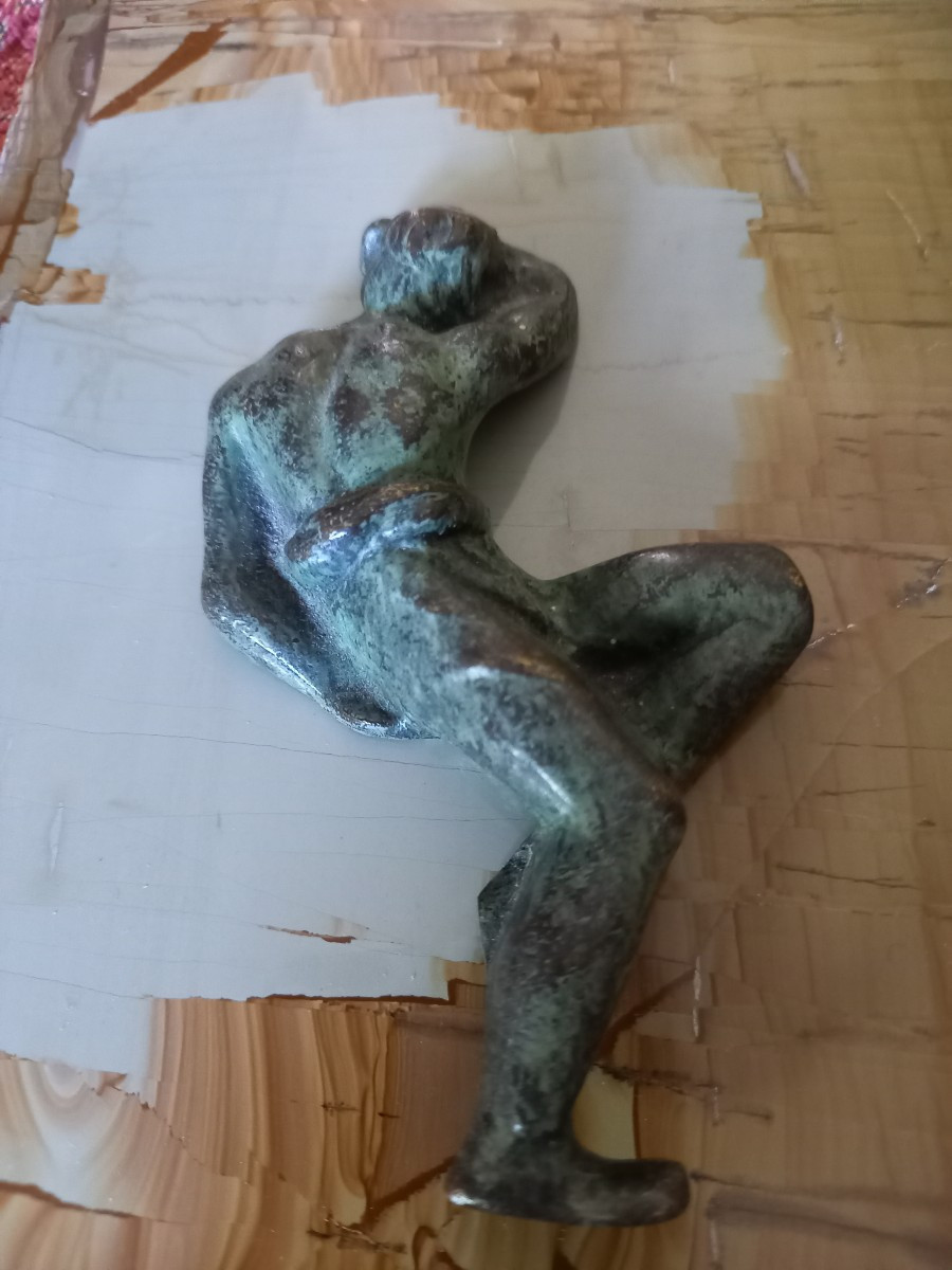 Art Deco: Bronze Paperweight 