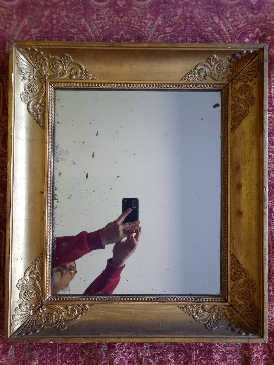 Miroir/cadre Restauration  à  Palmettes 8F