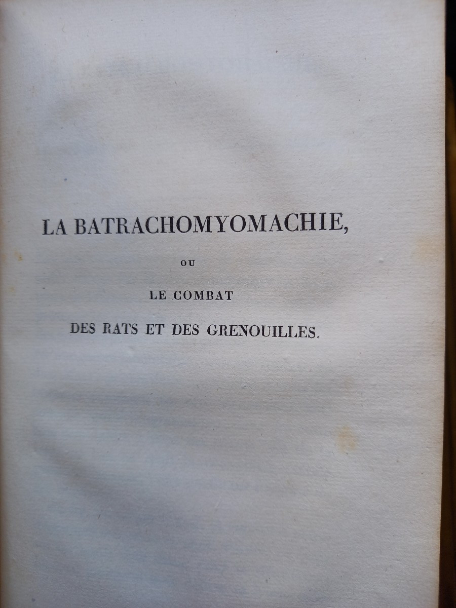 l'Illiade Et l'Odyssée.  Traduction De Dugas-montbel . Didot 1815/1818-photo-1