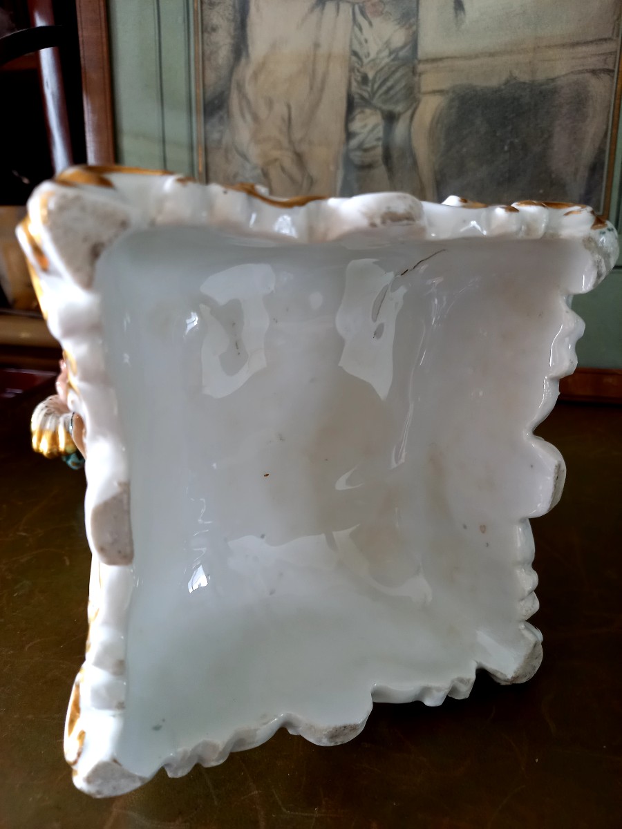 Paris Porcelain: Pair Of Bottles In The Shape Of Gallant Subjects-photo-7