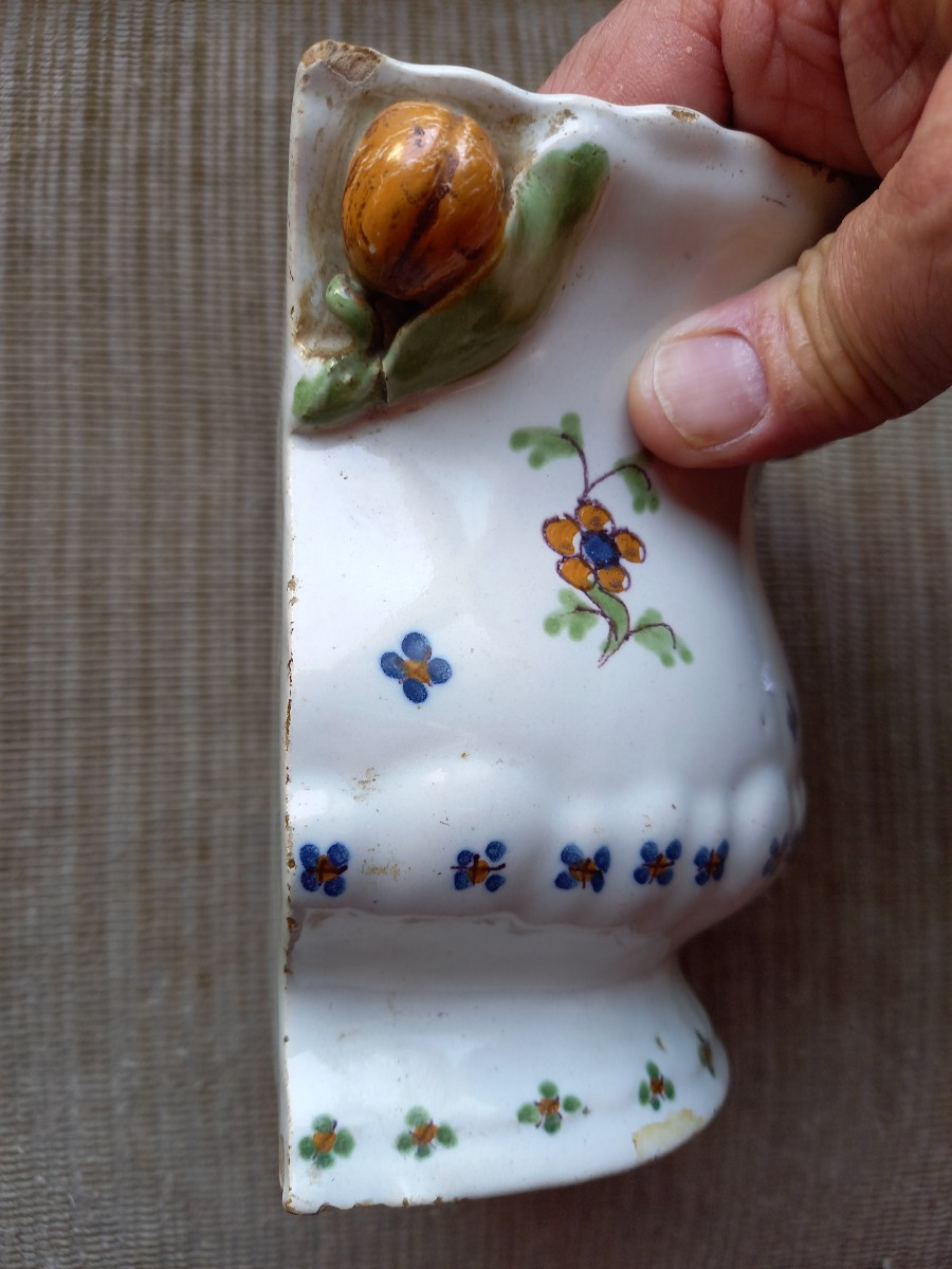 18th Century Flower Pot In Southern Earthenware -photo-3