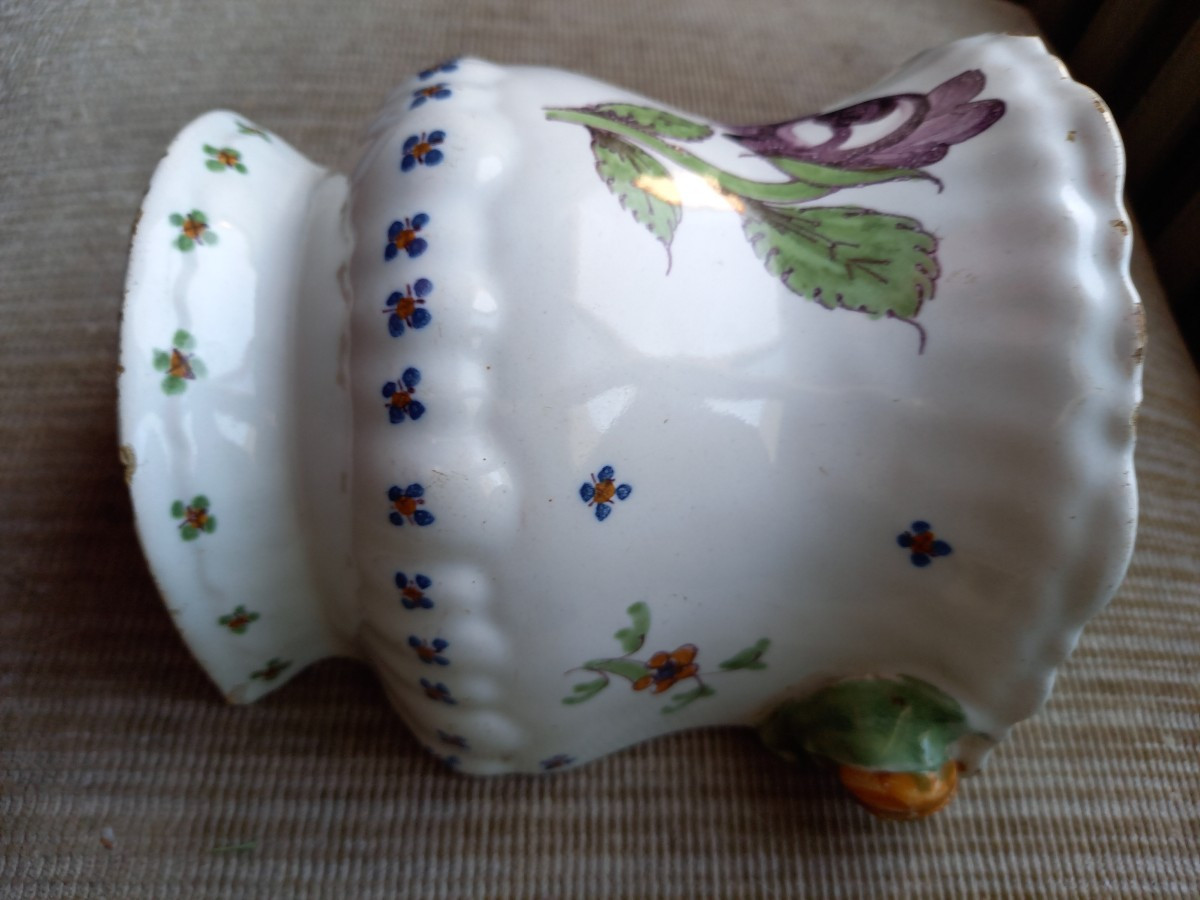 18th Century Flower Pot In Southern Earthenware -photo-3