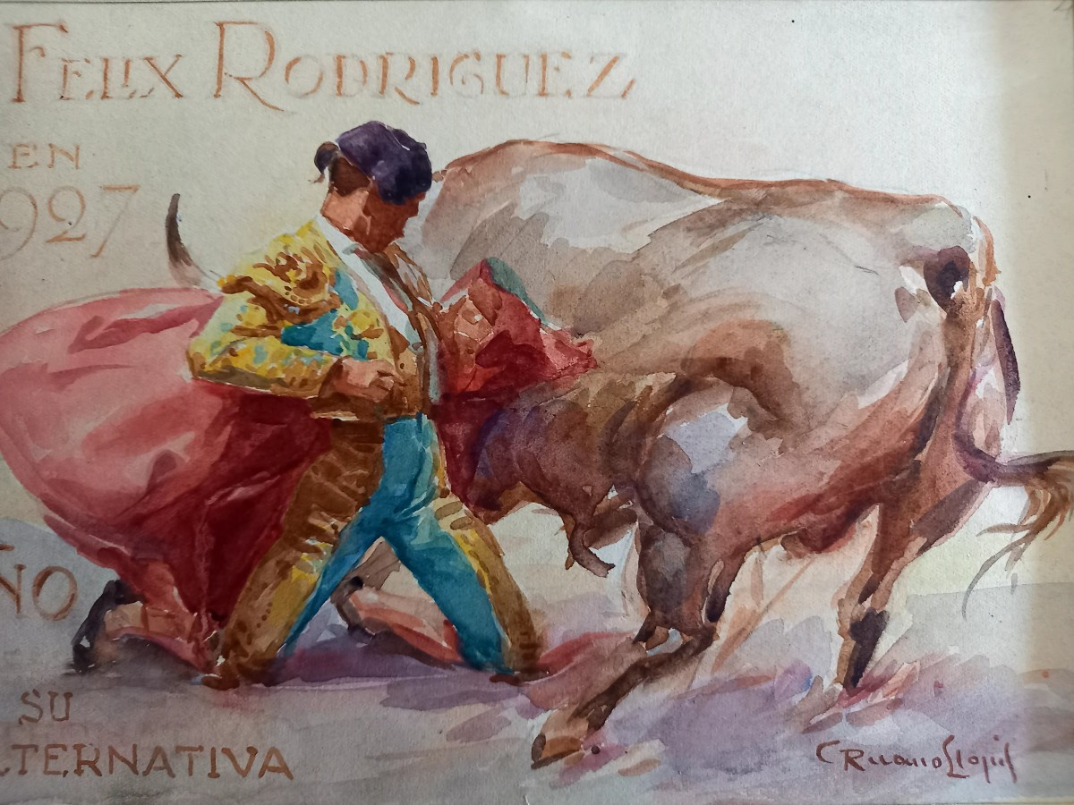  Tauromachie. : l'année de son "alternativa " 1927 