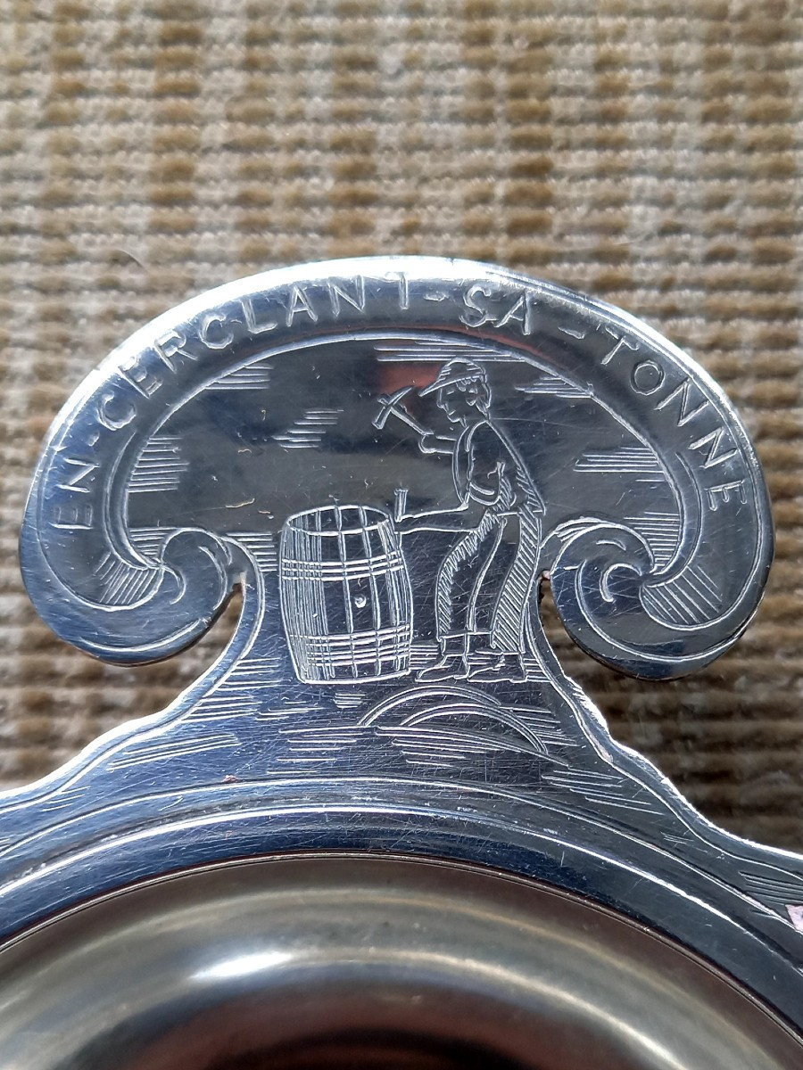 Testé vin en argent "en cerclant sa tonne "-photo-2