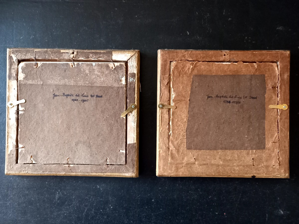XVIIIE siècle : paire de scènes de bataille à la plume -photo-6