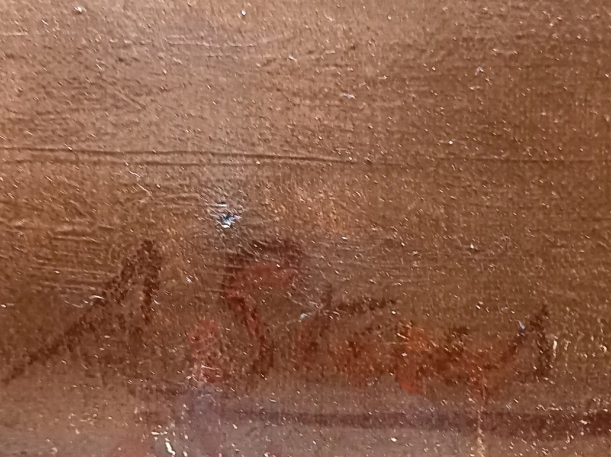An Artist's Refuge, Oil On Canvas Circa 1860-photo-7