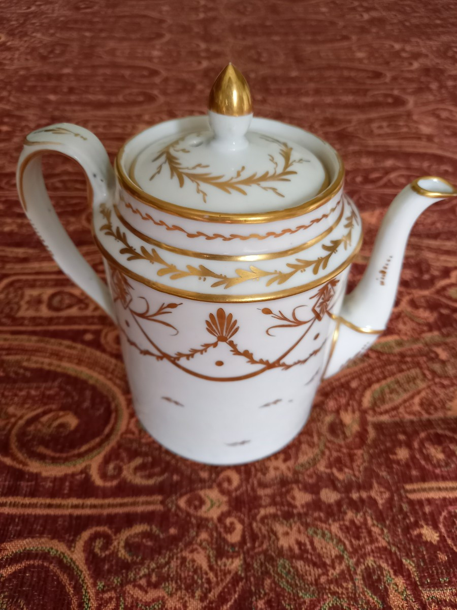 Paris Porcelain Teapot Circa 1800
