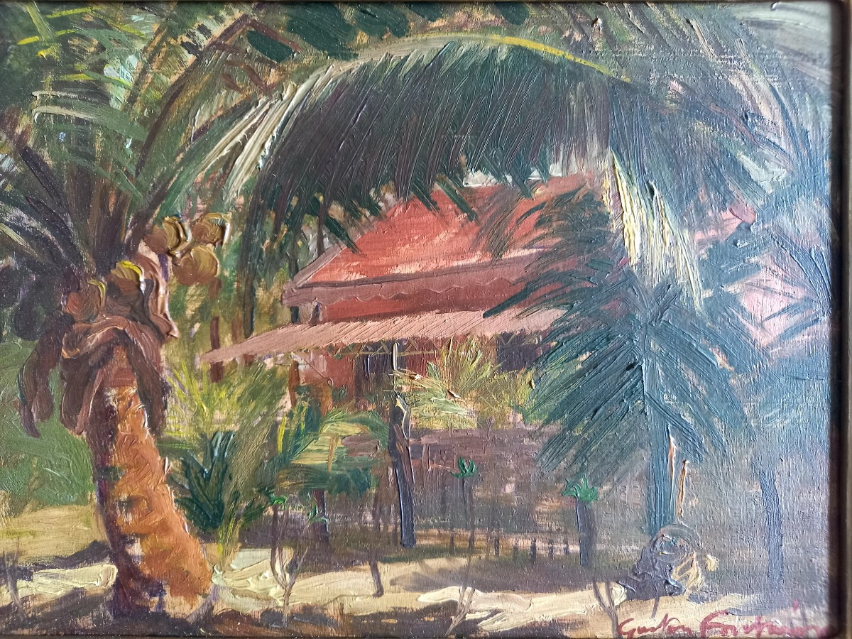 Vers 1940 : le bungalow dans les cocotiers -photo-3