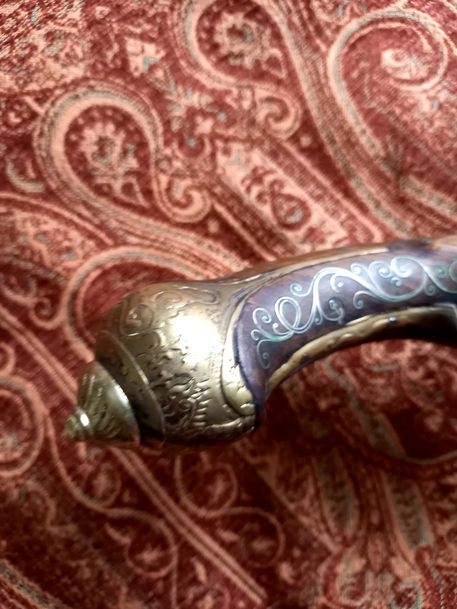 Deux grands pistolets  pour le marché oriental XIXe -photo-2