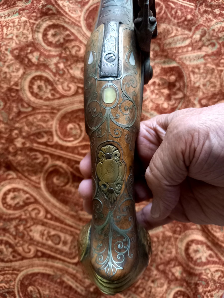 Deux grands pistolets  pour le marché oriental XIXe -photo-7