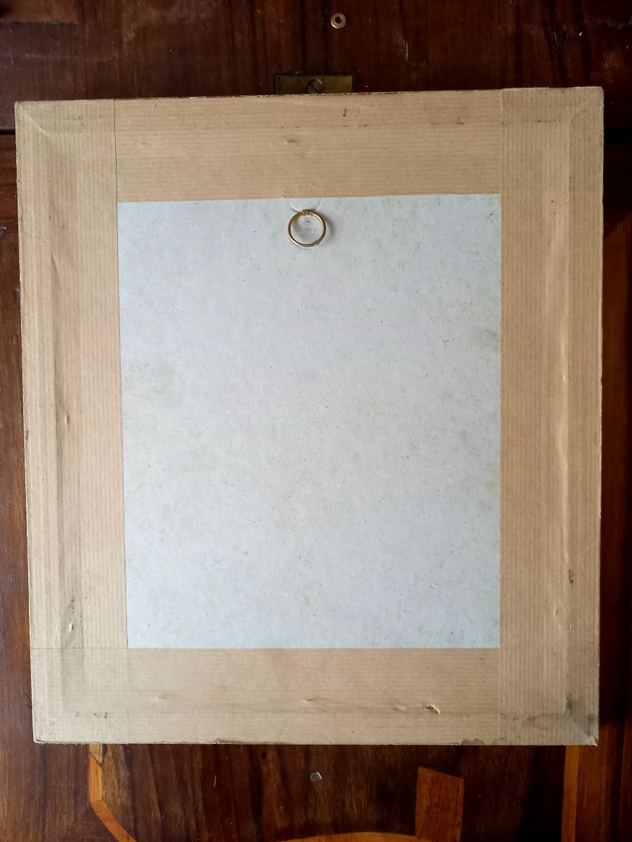 Le peintre et les caprices du client 2/ plume  vers 1840 -photo-3