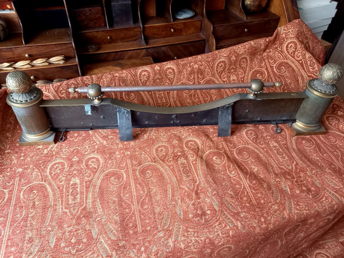 Fireplace Threshold Bar Circa 1830-photo-5