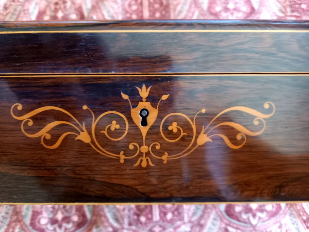 Charles X Box In Rosewood With Holly Trim -photo-4