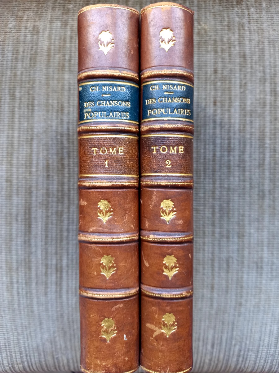 Popular Songs By Charles Nisard, Two Volumes. 1867