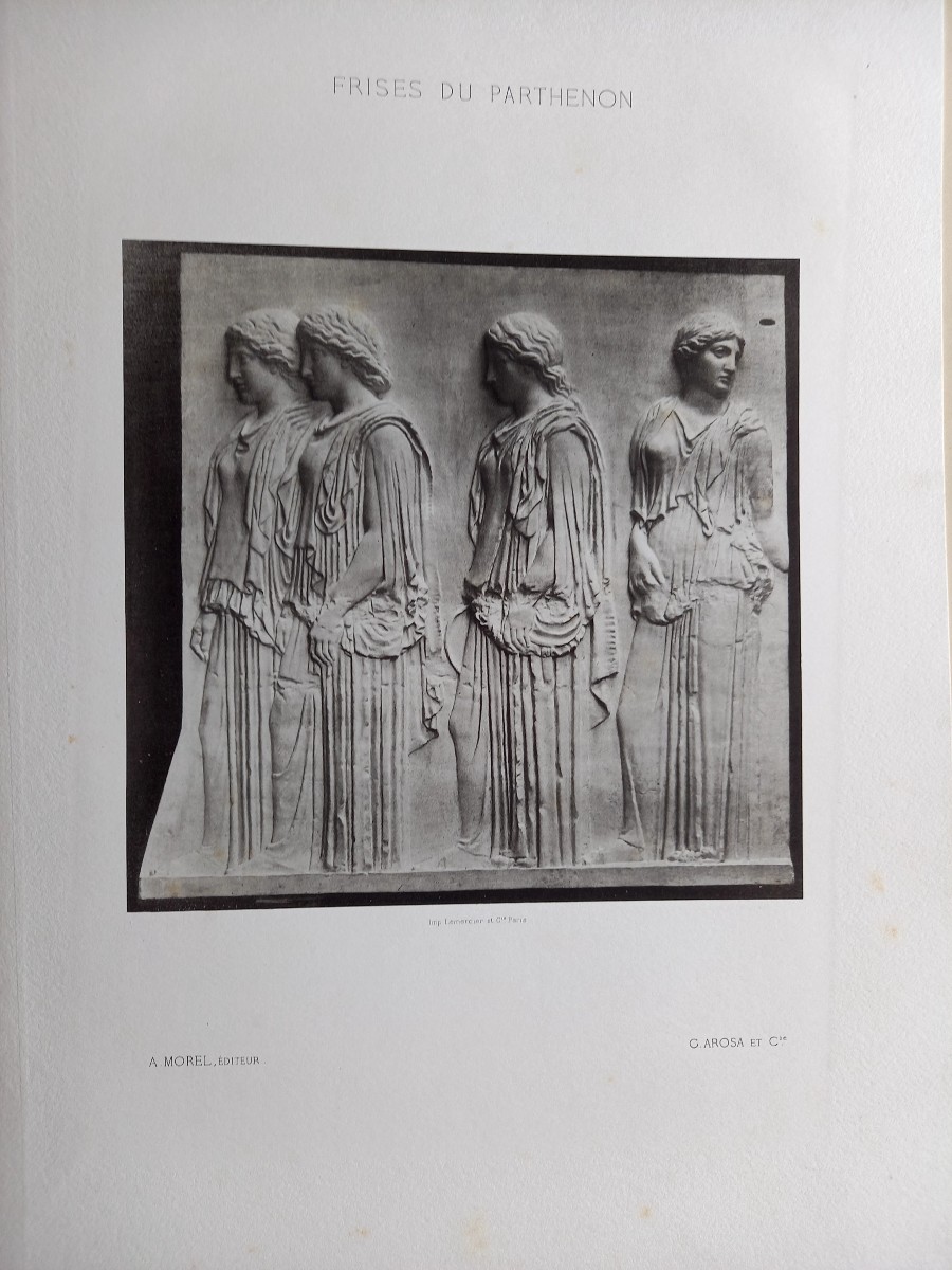 1868. Cyprien Tessie Du Motais And G. Aroza: The Friezes Of The Parthenon. -photo-2
