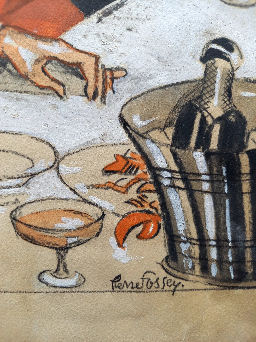 Pierre Fossey : projet d'illustration pour un journal satirique -photo-1