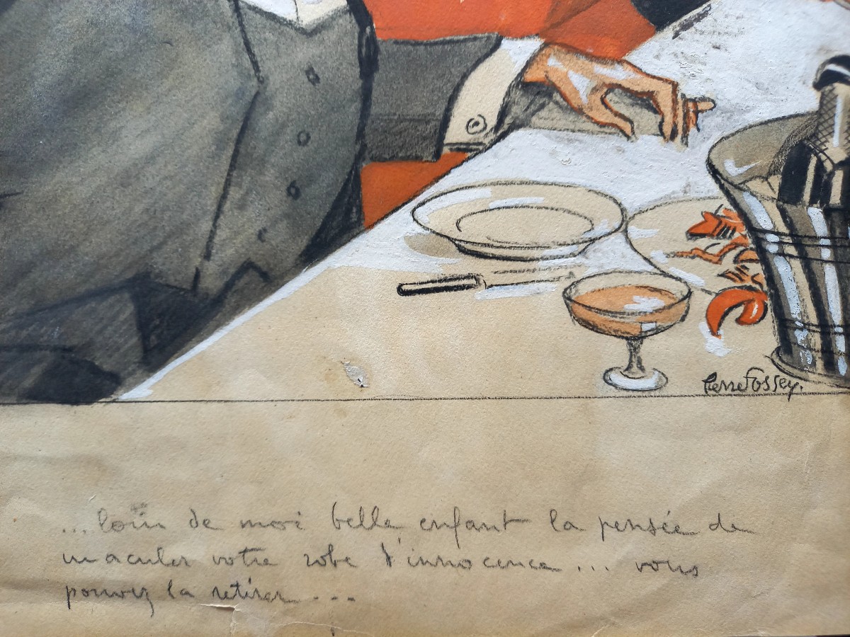 Pierre Fossey : projet d'illustration pour un journal satirique -photo-2