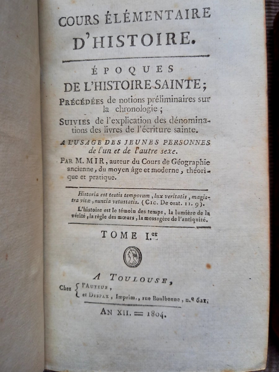 1804 :cour élémentaire d'histoire -photo-3