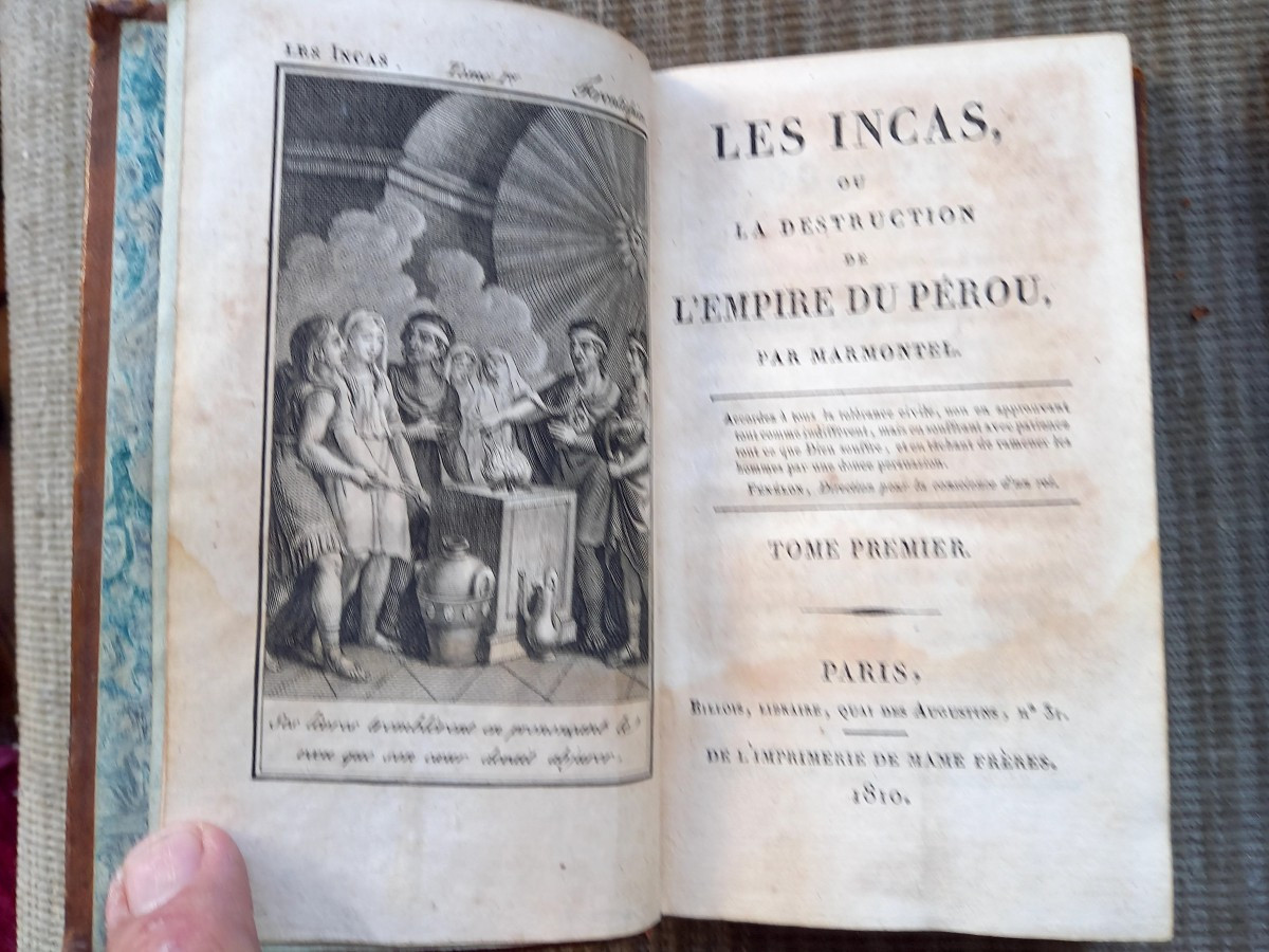 Marmontel : Les incas ou la destruction de l'empire du Perou-photo-3