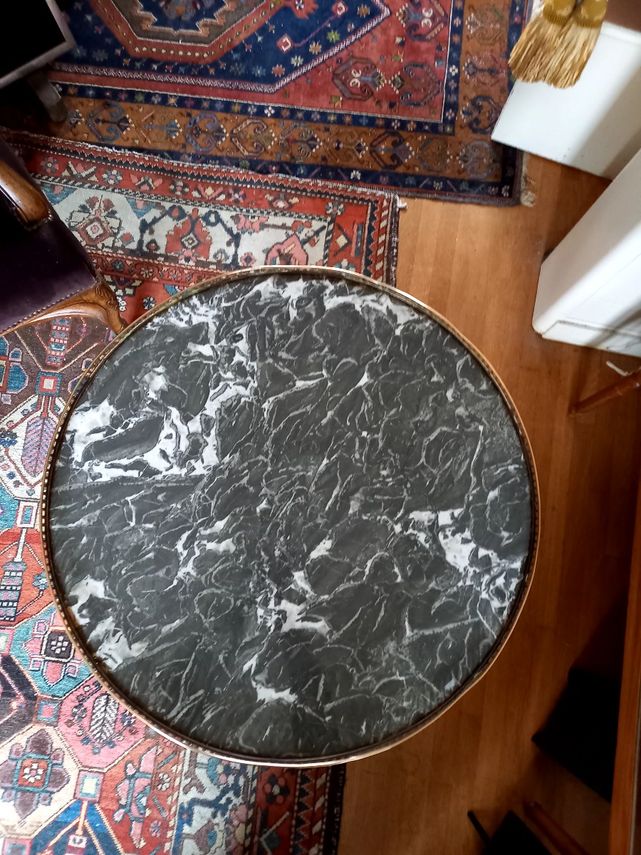 Table bouillotte de style Louis XVI -photo-2