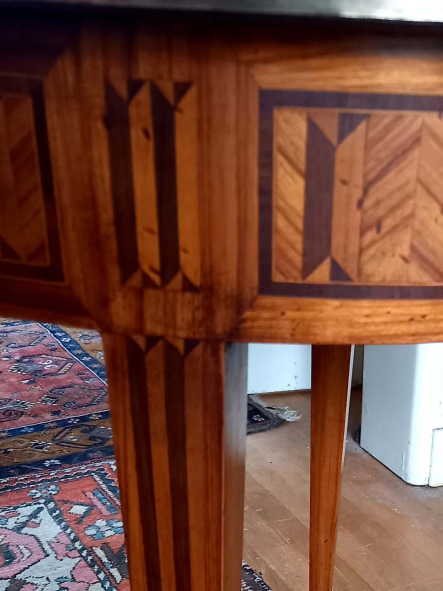 Table bouillotte de style Louis XVI -photo-2