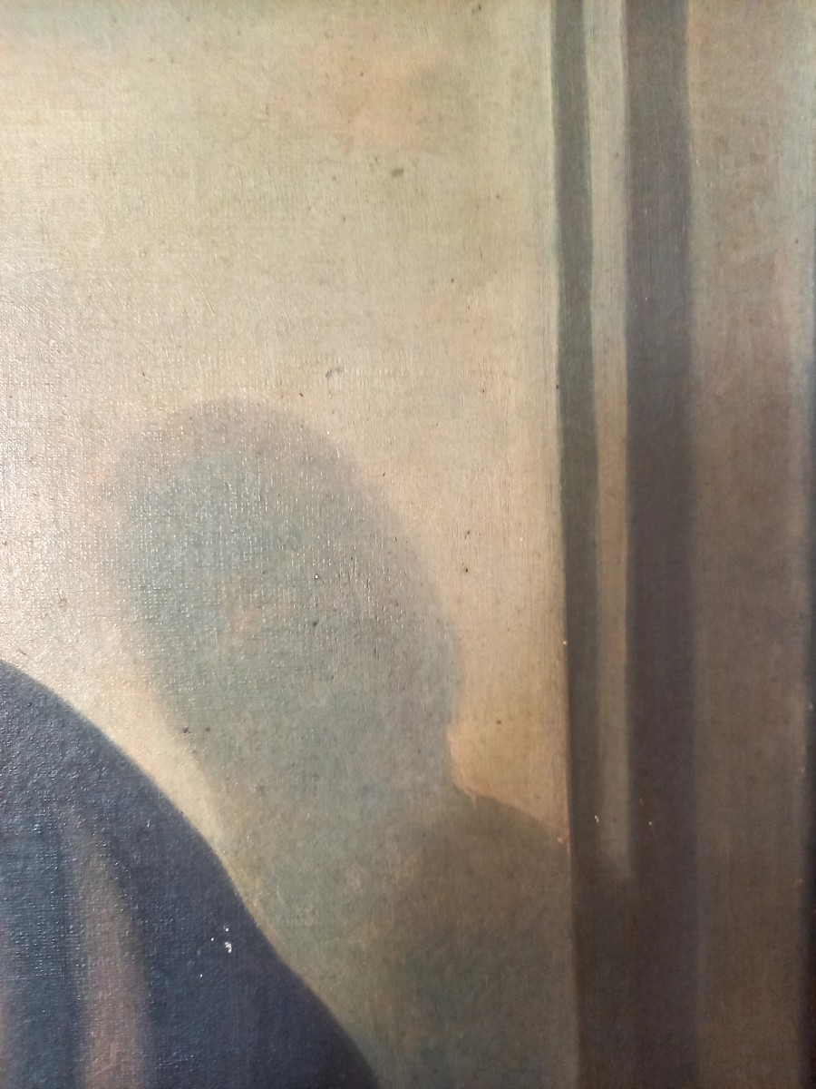 1843 ,par F.J. Flaxland . Portrait d'un étudiant -photo-3