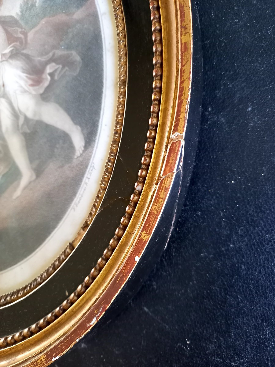 Gravure XVIIIE par Bartolozzi ,  d'après J.B. Cipriani-photo-1