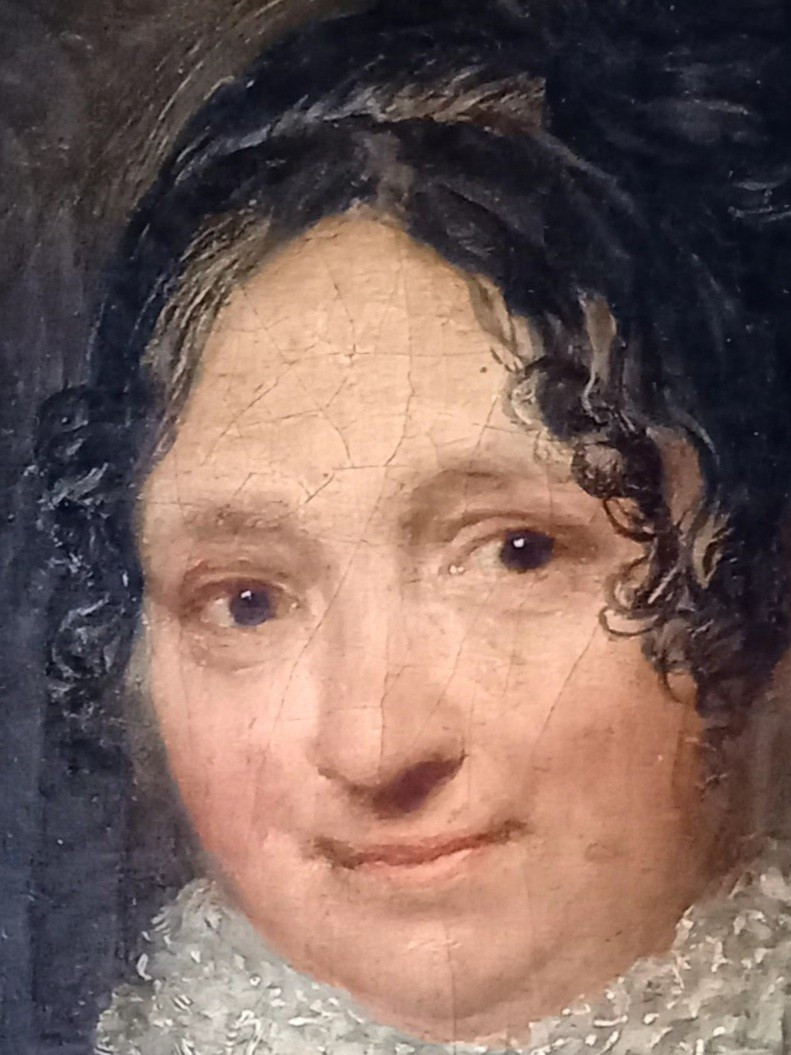 Portrait de jeune femme d'époque empire -photo-3