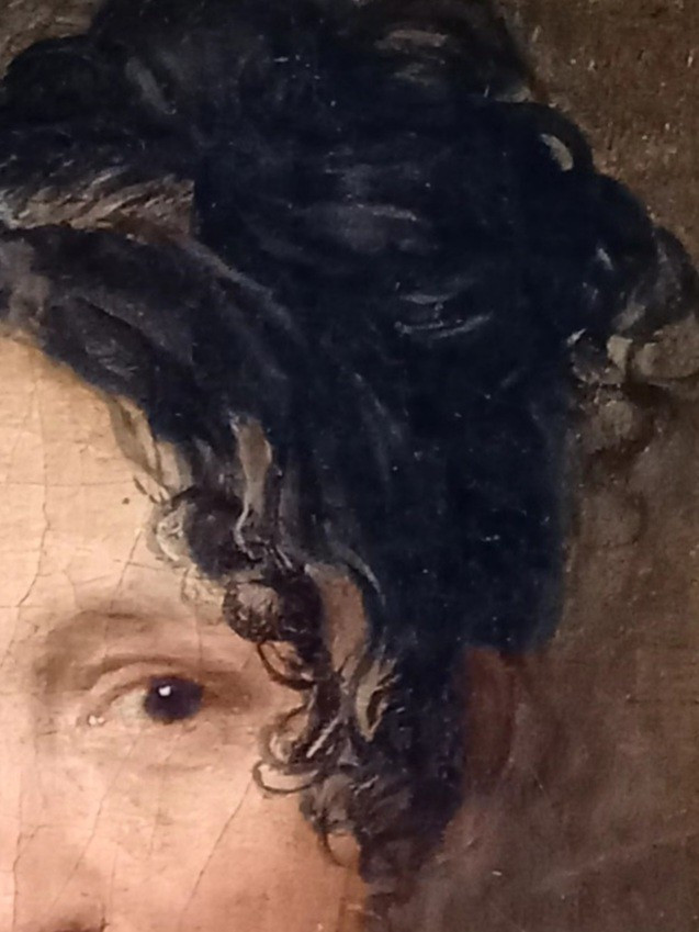 Portrait de jeune femme d'époque empire -photo-4