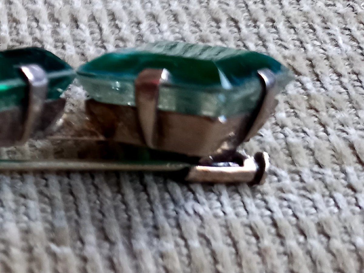 Art Deco Silver Brooch -photo-4