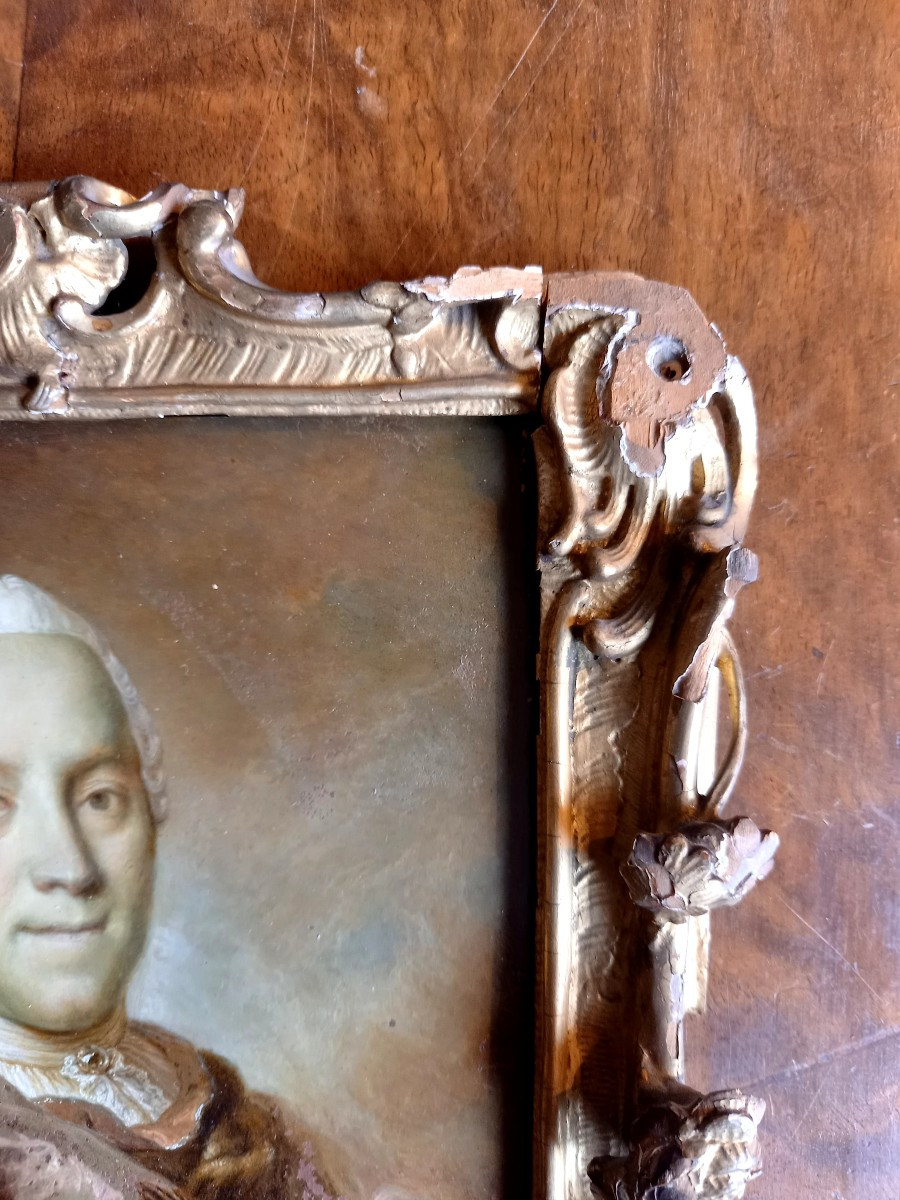 XVIIIE siècle : portrait en réduction sur cuivre du Comte de Bruhl  d'après Louis Silvestre -photo-7