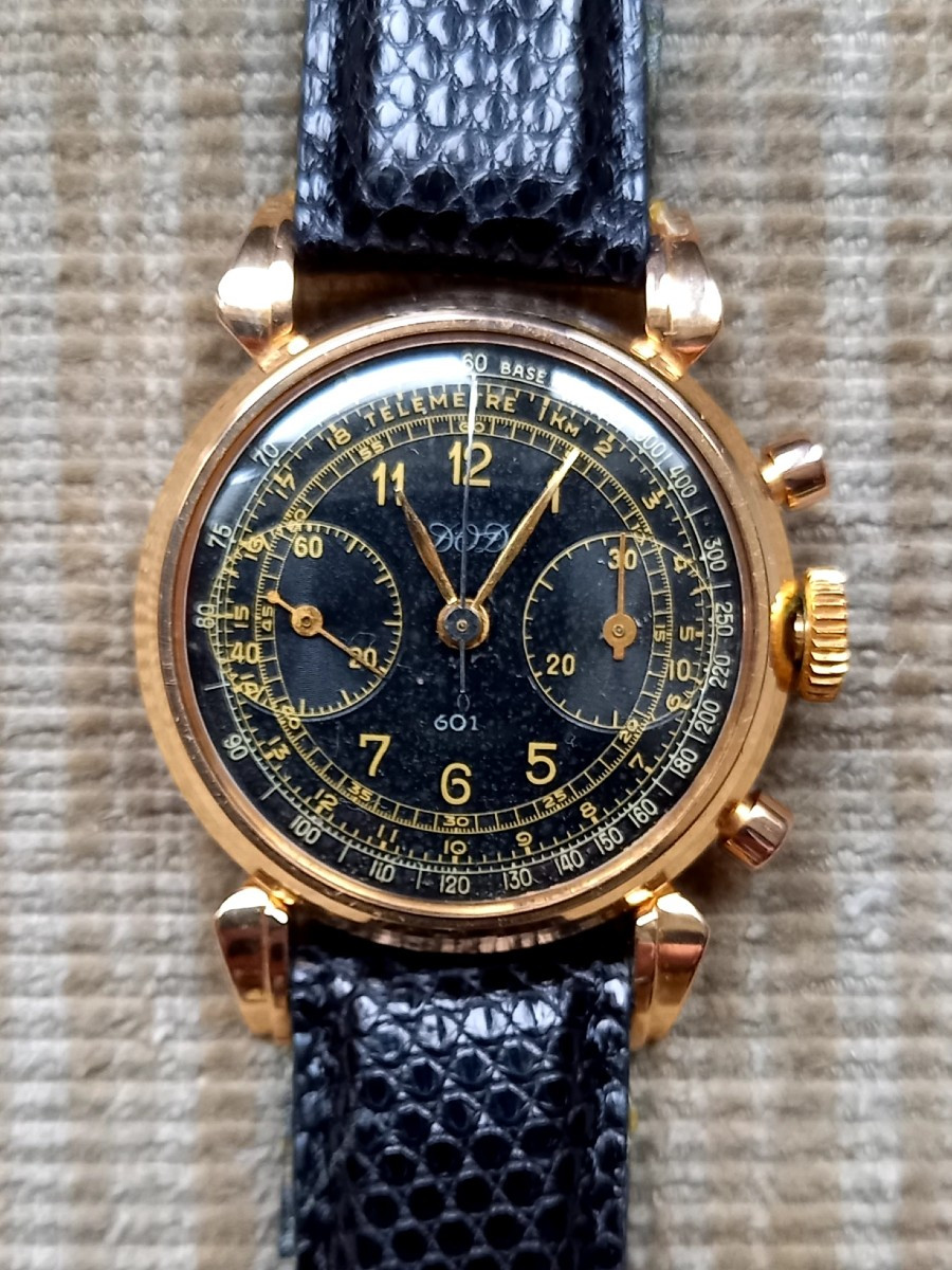 Dodane .Chronomètre DOD 601 . Vers 1950 , or 18k