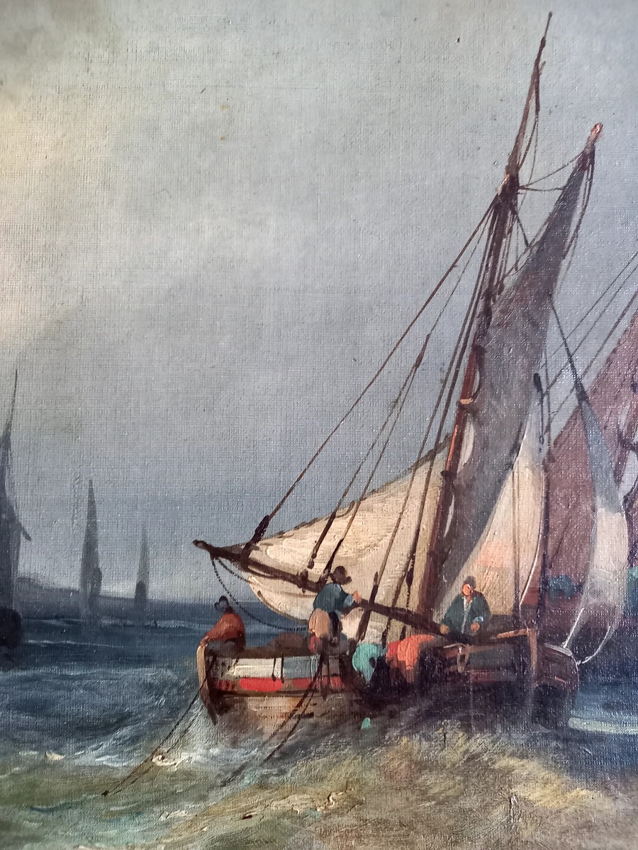 Henry Louis Scott. Fishermen At Sea-photo-1