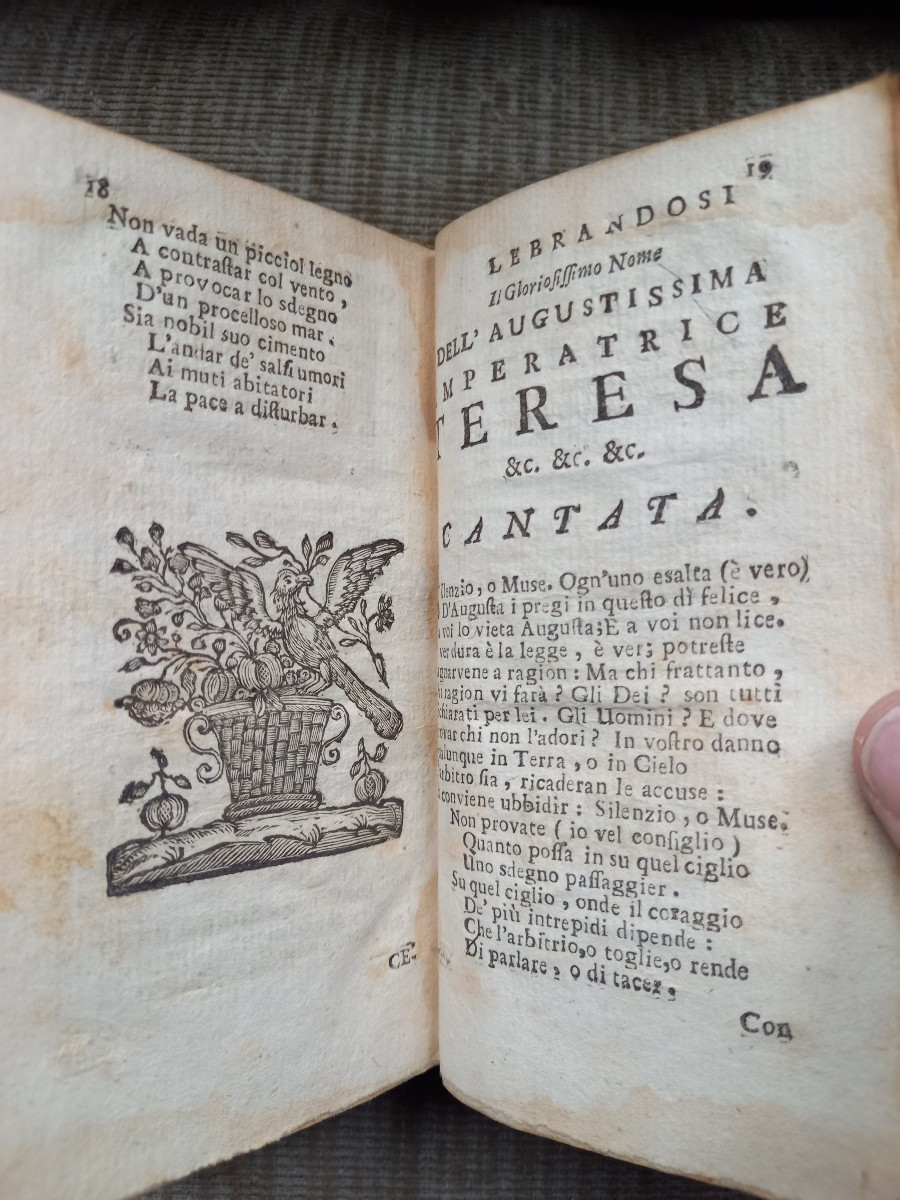 Venise 1765 . Opere dramatiche di Pietro Metastasio.  Cinq volumes reliés en quatre tomes-photo-8