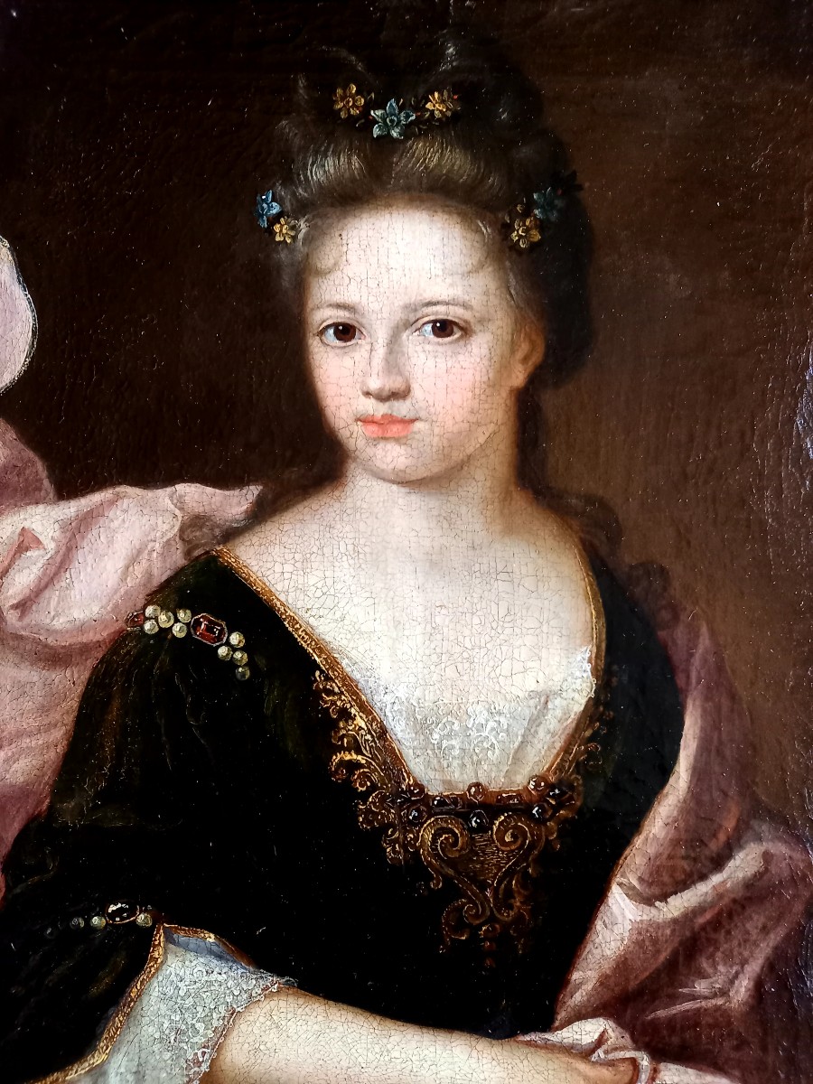 Late 17th Century. Portrait Of A Young Girl -photo-3