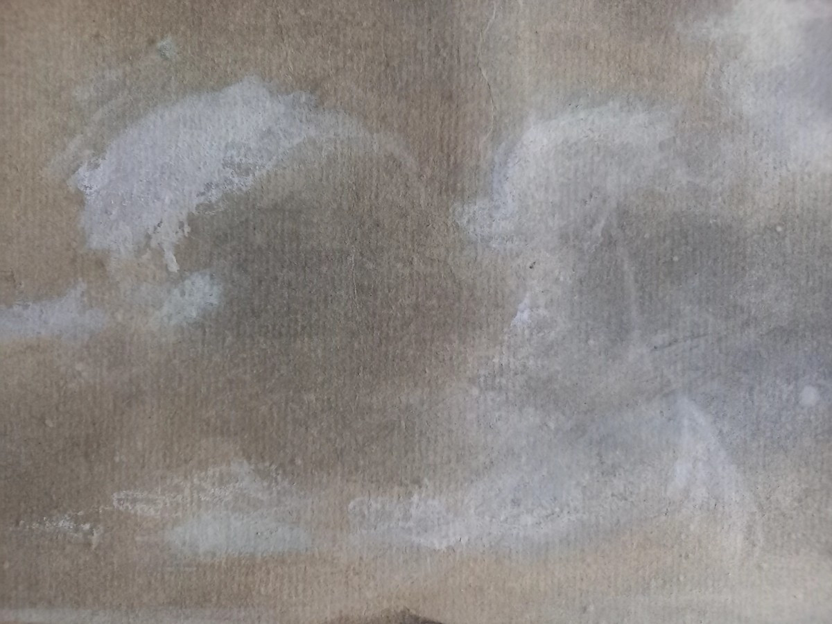 Dessin XVIIIE.  Le retour du marché -photo-3