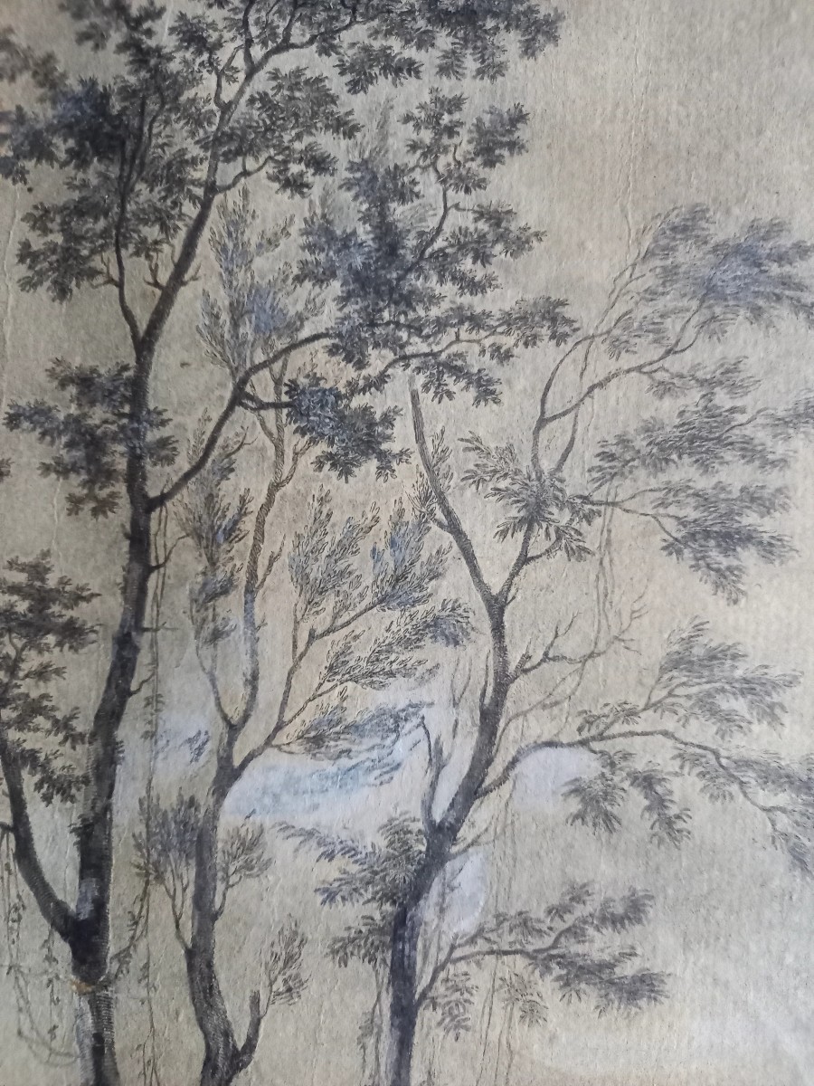 Dessin XVIIIE.  Le retour du marché -photo-5