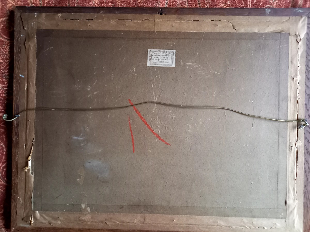 Dessin XVIIIE.  Le retour du marché -photo-6