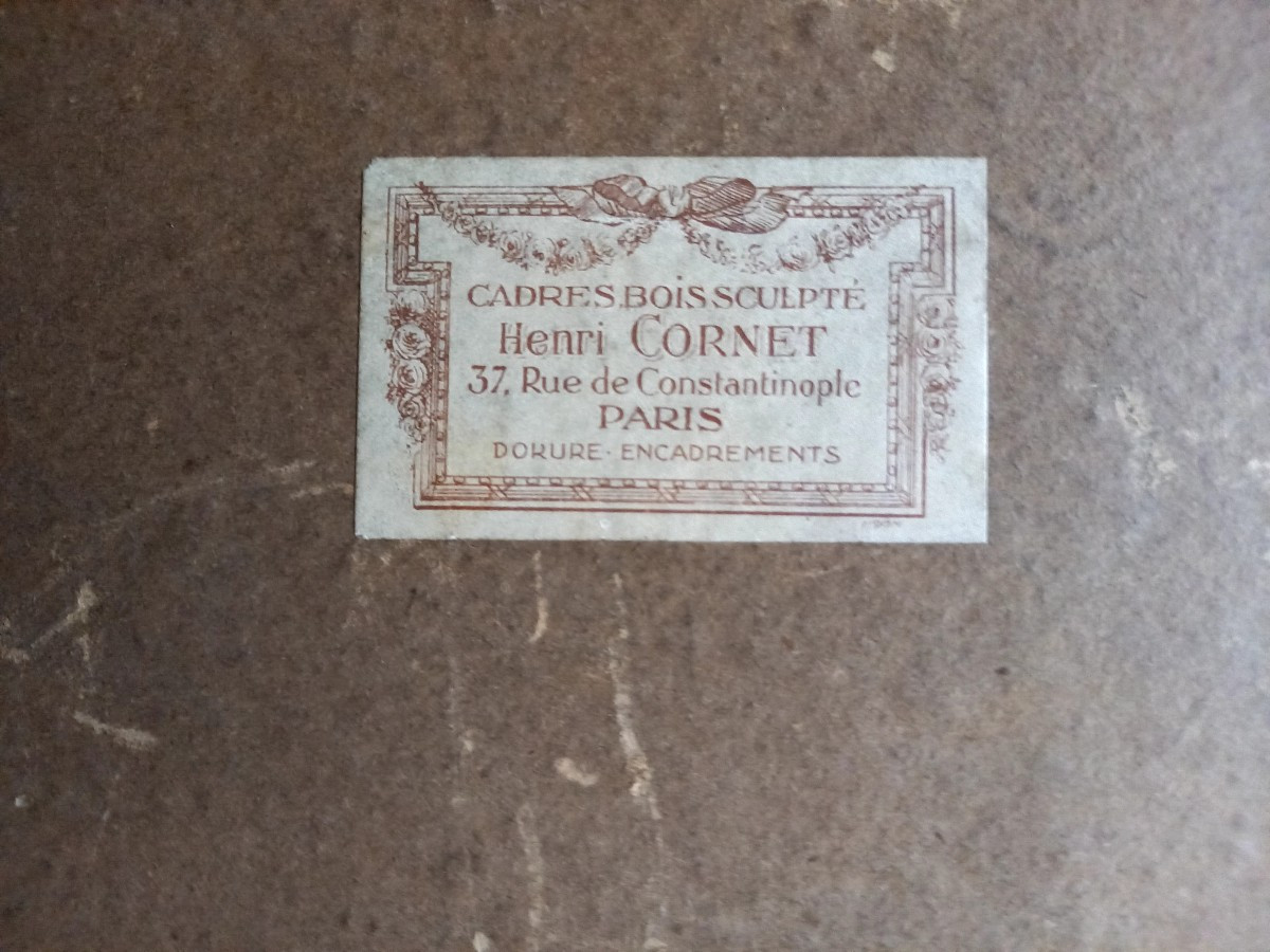 Dessin XVIIIE.  Le retour du marché -photo-7