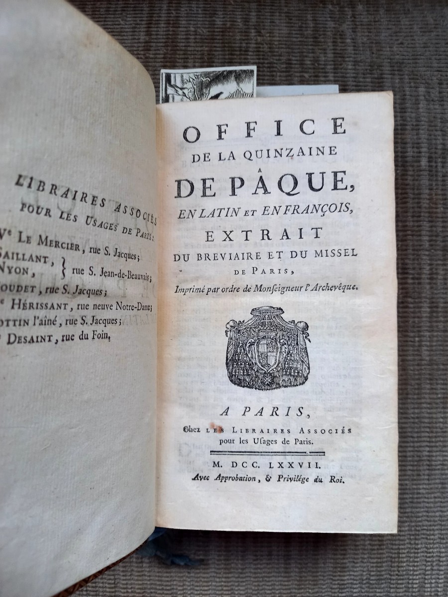 Quinzaine de Pasque. Paris .1777-photo-4