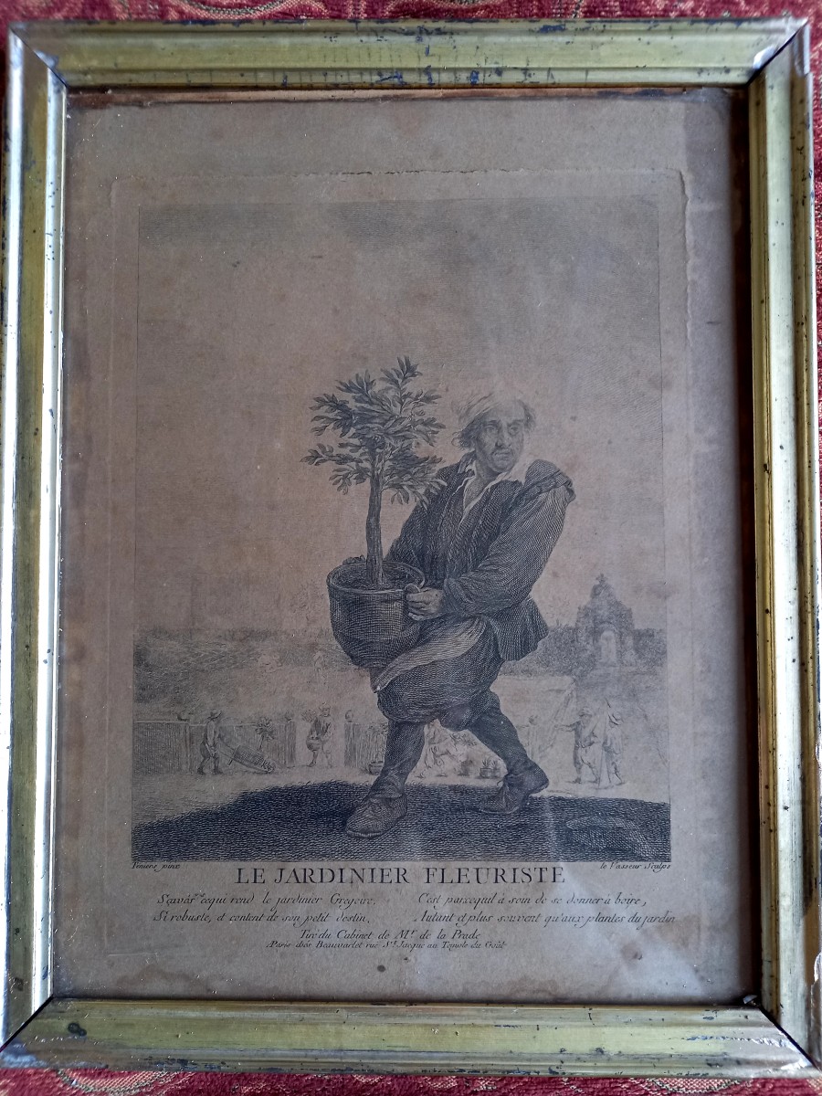 The Four Seasons, After David Teniers, Engraved In The 18th Century By Jc Levasseur -photo-3