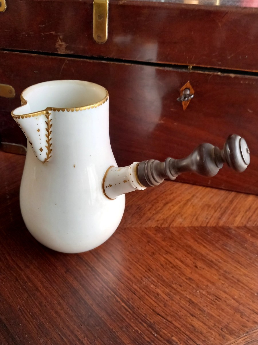 Porcelaine XVIIIE,  petit pot à lait -photo-2