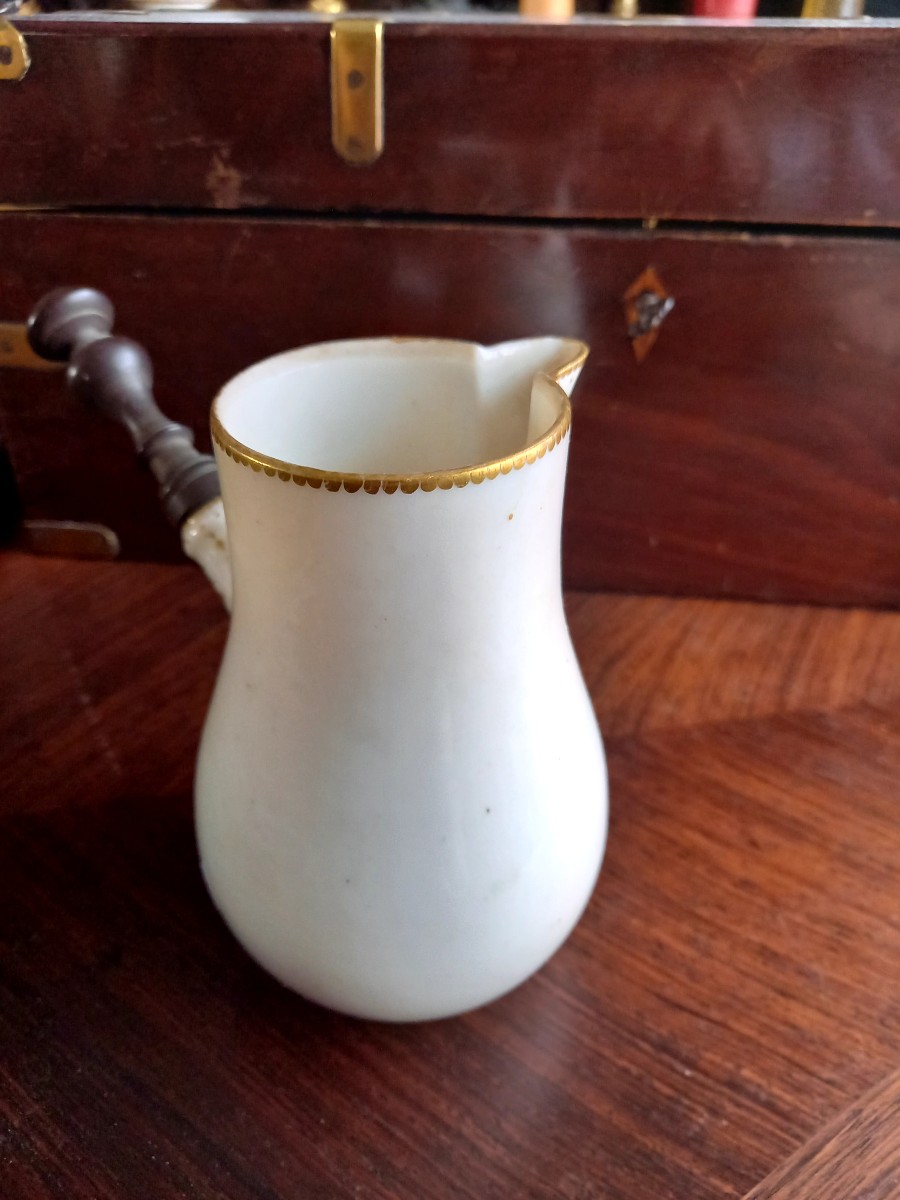 Porcelaine XVIIIE,  petit pot à lait -photo-3