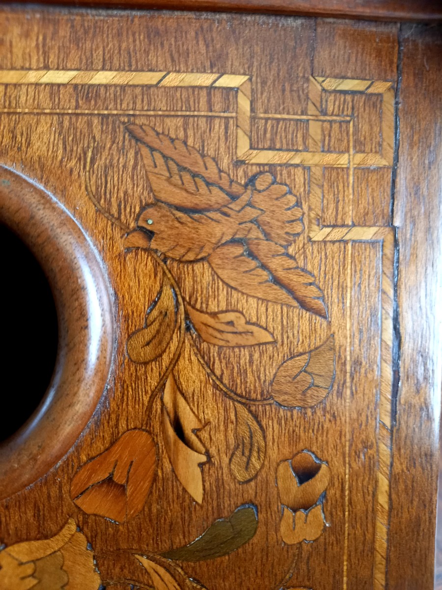 Porte montre en marqueterie vers 1830-photo-5