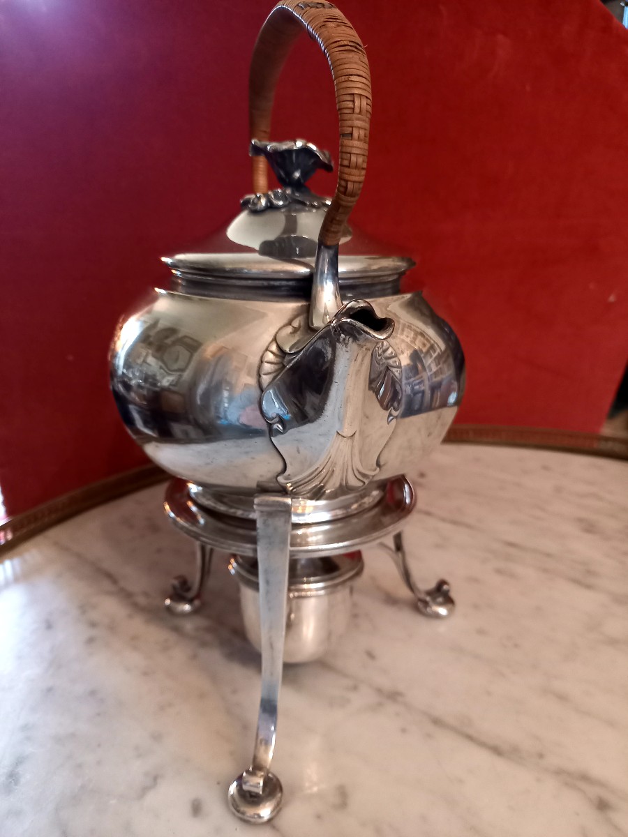 Small Samovar From The Cristofle Company, Napoleon III Era -photo-2