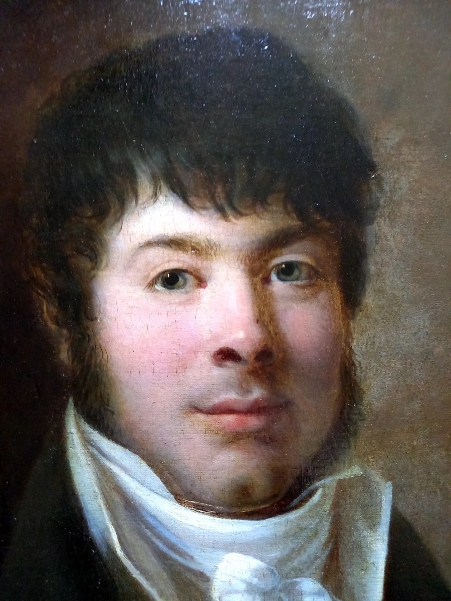 Portrait Of A Young Man Circa 1810.-photo-3