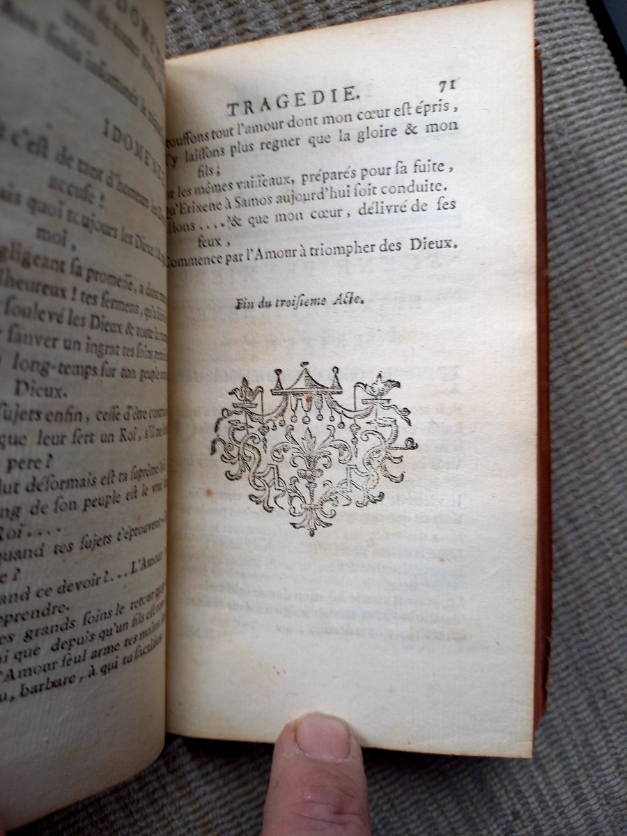 Édition de 1749 : Œuvre de Mr de  Crebillon  père  en trois volumes  -photo-2