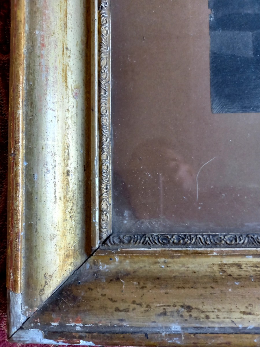 Dessin romantique XIXe,  Scène de misère ou scène de théâtre ?-photo-3